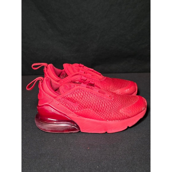 Nike Air Max 270 Toddler Shoes Red Kids Size 11c triple red - Picture 6 of 9